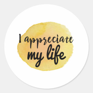 motivatie noteringen voor de appreciatie van het l ronde sticker