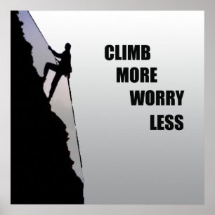 motivatie noteringen voor klimmers poster