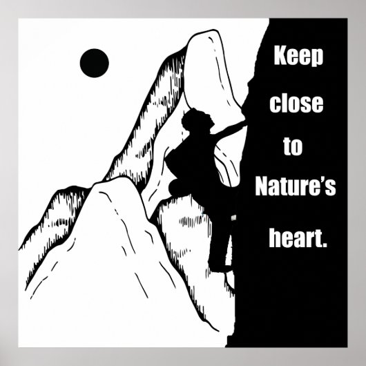 motivatie noteringen voor klimmers poster (Voorkant)