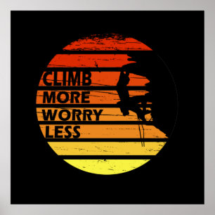 motivatie noteringen voor klimmers poster