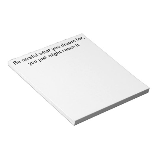 motivatie notitieblok (Schuin)