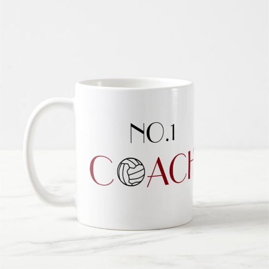 Motivatie nr.1 Coach Netball Koffiemok (Links)