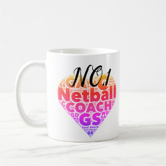 Motivatie Nr.1 Netball Coach Koffiemok
