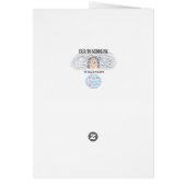 Motivatie of veel geluk Groeten Kaart (Achterkant)