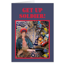 Motivatie of veel geluk Groeten Kaart