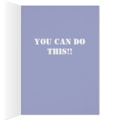 Motivatie of veel geluk Groeten Kaart (Binnen (Rechts))