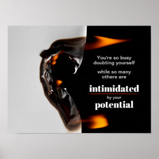 Motivatie offerte afdrukken poster mat