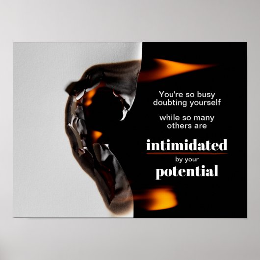 Motivatie offerte afdrukken poster mat (Voorkant)