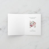 Motivatie offerte Bloemen Verjaardag Kaart (Binnen)