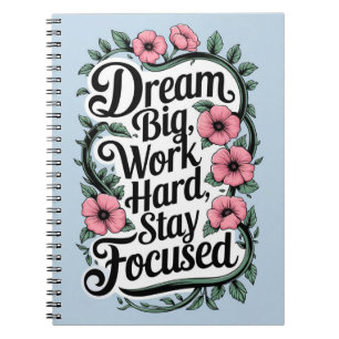 Motivatie offerte en bloemdecoraties notitieboek