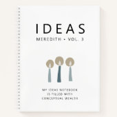 Motivatie offerte Gepersonaliseerde ideeën Notitieboek (Voorkant)