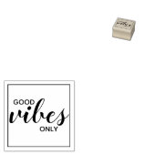 Motivatie offerte Goede Vibes alleen bevestiging Rubberstempel (Gestempeld)