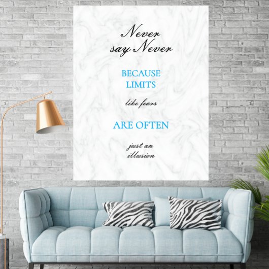 Motivatie offerte Modern Script Custom Poster