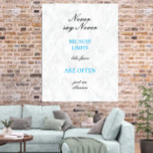 Motivatie offerte Modern Script Custom Poster