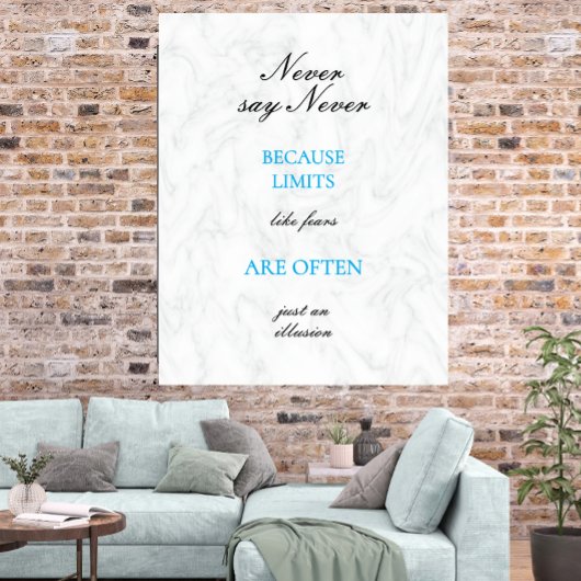 Motivatie offerte Modern Script Custom Poster