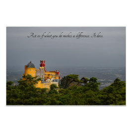 Motivatie offerte - Pena Palace Sintra, Portugal Perfect Poster