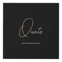 Motivatie offerte personaliseer Tan & Black