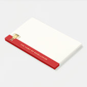 Motivatie offerte sportbusiness coach Golden Post-it® Notes (Schuin)