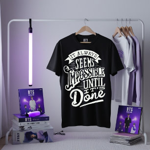 Motivatie offerte T-shirt - Onmogelijk tot klaar
