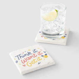 Motivatie offertekunst stenen onderzetter