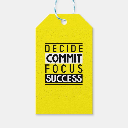 Motivatie offerteontwerp voor Achievers Cadeaulabel (Voorkant)