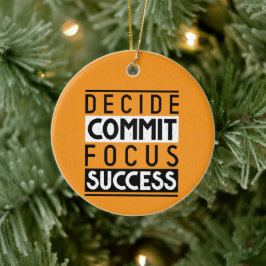 Motivatie offerteontwerp voor Achievers Keramisch Ornament