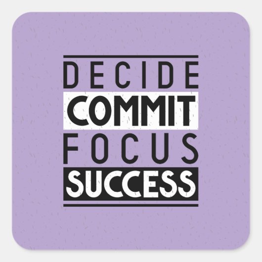 Motivatie offerteontwerp voor Achievers Vierkante Sticker (Voorkant)