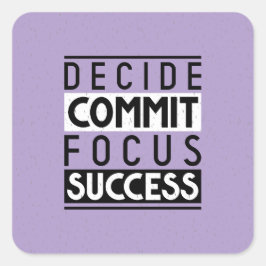 Motivatie offerteontwerp voor Achievers Vierkante Sticker