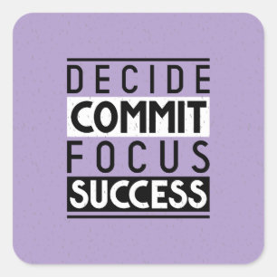 Motivatie offerteontwerp voor Achievers Vierkante Sticker