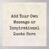 Motivatie offertes, namen, sms'jes maken uw eigen poster (Voorkant)