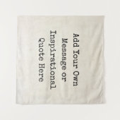 Motivatie offertes, namen, tekst maken uw eigen wandkleed (Voorkant (horizontaal))