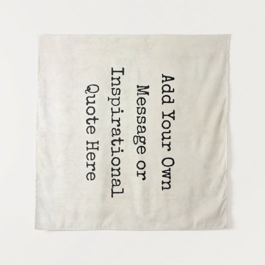 Motivatie offertes, namen, tekst maken uw eigen wandkleed (Voorkant (horizontaal))