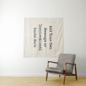 Motivatie offertes, namen, tekst maken uw eigen wandkleed (In Situ (horizontaal))