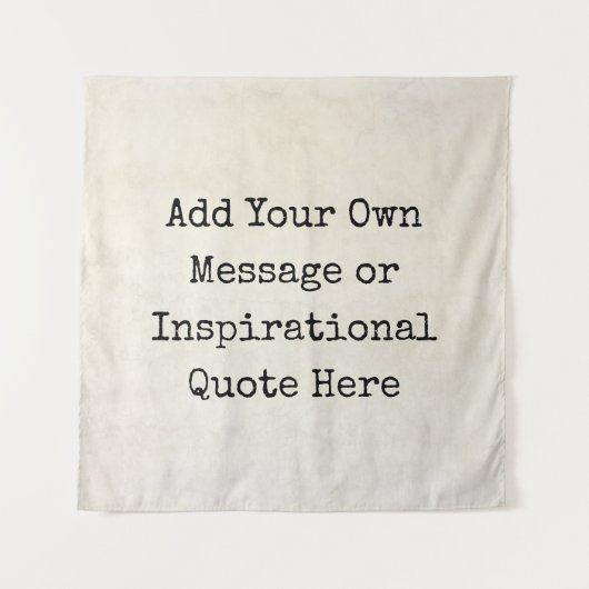 Motivatie offertes, namen, tekst maken uw eigen wandkleed (Voorkant)