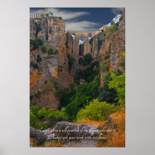 Motivatie offertes - Ronda Spanje Poster