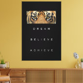 Motivatie offertes succes doelstelling modern canvas afdruk (Insitu (Woonkamer))
