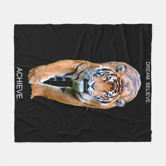 Motivatie offertes voor grotere zelfverbetering fleece deken (Voorkant (Horizontaal))