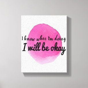 motivatie offertes voor zelfzorg canvas afdruk
