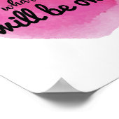 motivatie offertes voor zelfzorg poster (Hoek)