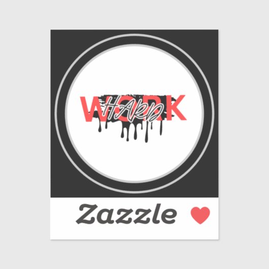 Motivatie om hard te werken sticker (Vel)