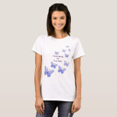 Motivatie: Omhels Sereniteit met Elke Flutter T-shirt (Voorkant volledig)