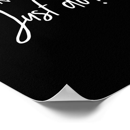 Motivatie ondernemer citeert Dont denkt dat het ge Poster (Hoek)