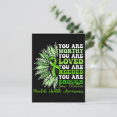 Motivatie ondersteuning Warrior Mental Health Awar Informatiekaartje (Staand voorkant)