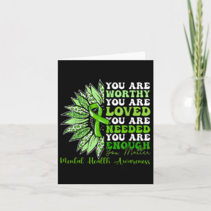 Motivatie ondersteuning Warrior Mental Health Awar Kaart