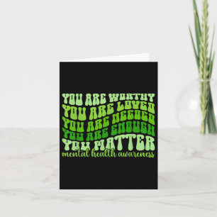 Motivatie ondersteuning Warrior Mental Health Awar Kaart