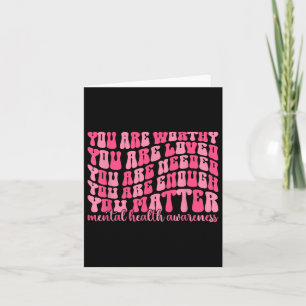 Motivatie ondersteuning Warrior Mental Health Awar Kaart