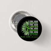 Motivatie ondersteuning Warrior Mental Health Awar Ronde Button 3,2 Cm (Voorkant /achterkant)