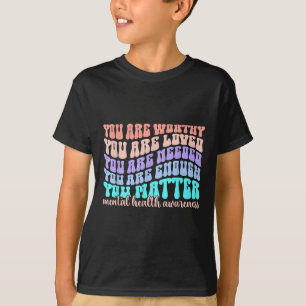 Motivatie ondersteuning Warrior Mental Health Awar T-shirt