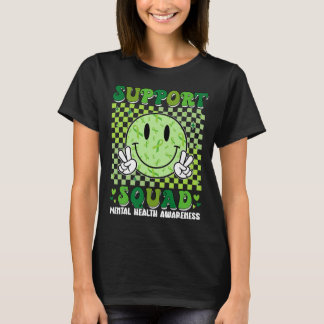 Motivatie Ondersteuningsteam Warrior Mentale Gezon T-shirt