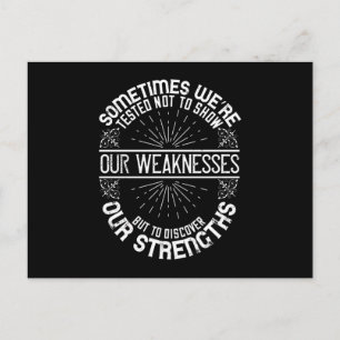 Motivatie - Ontdek onze kracht Briefkaart